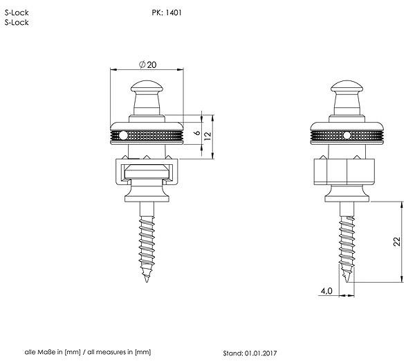 S-Locks M Gold | 【クロサワ楽器店オンラインショップ】いい楽器との