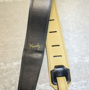 最終価格　MOODY STRAPS 2.5\" Long Black/Cream 2.5