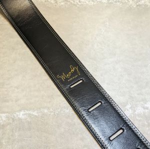 最終価格　MOODY STRAPS 2.5\" Long Black/Cream 2.5