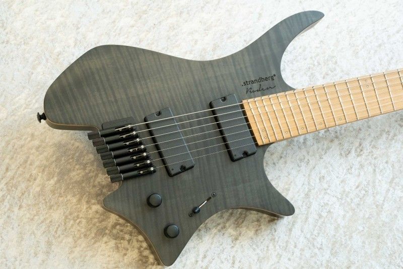 .strandberg* Boden エレキギター ブラック Boden J Artisan 6 Ebony Burl Maple Dark Black Burst