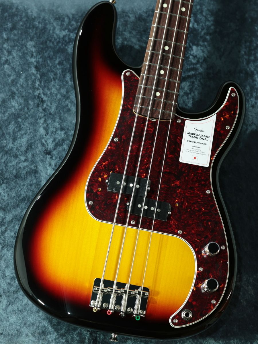 MADE IN JAPAN TRADITIONAL 60S PRECISION BASS 3-Color Sunburst 