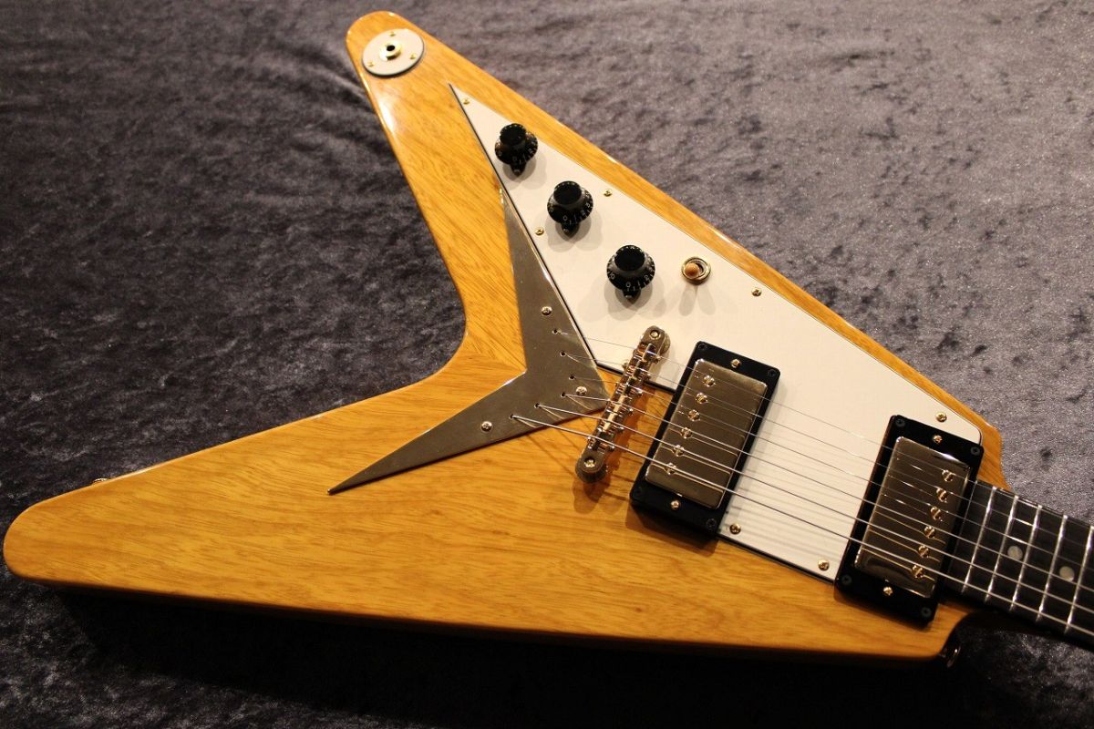 Burned FV Korina Natural Lefty #240635 | 【クロサワ楽器店