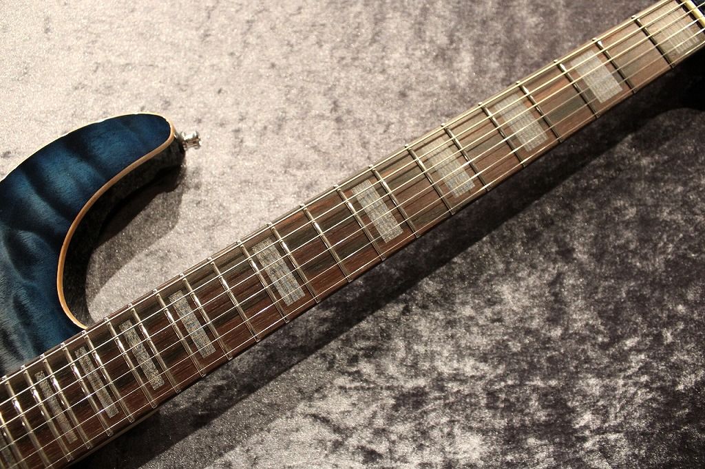 Custom Made HYDRA 24F Quilt Maple/Brazilian Rosewood FB/White