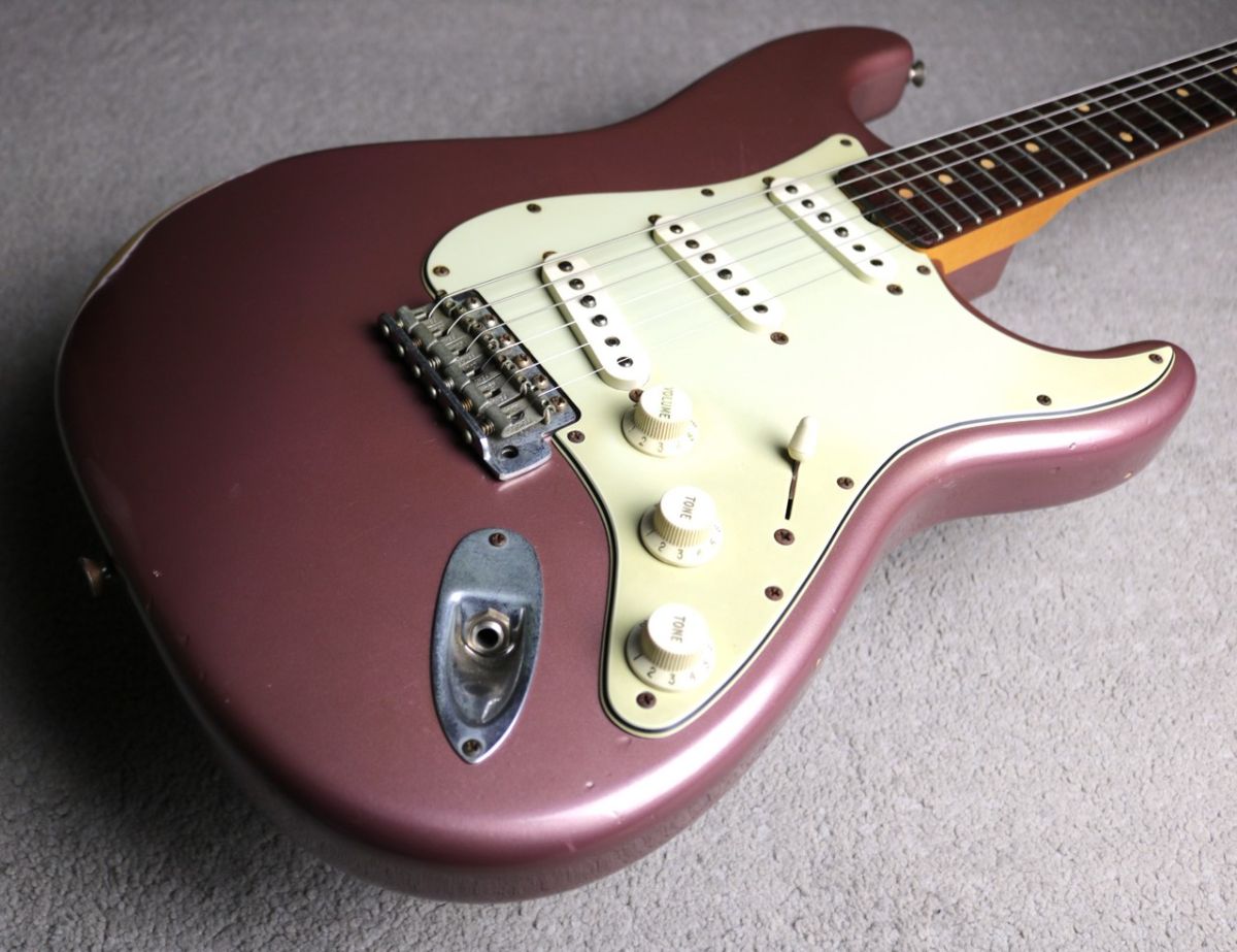 NAMM LTD 1960 Stratocaster Relic Matching Head -Burgundy Mist 