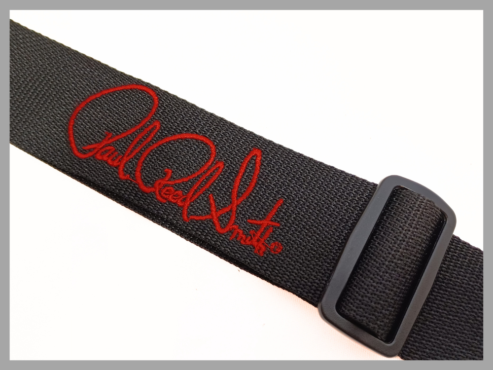 PRS STRAPS - PRS Poly Strap, Signature Red, Black | 【クロサワ楽器