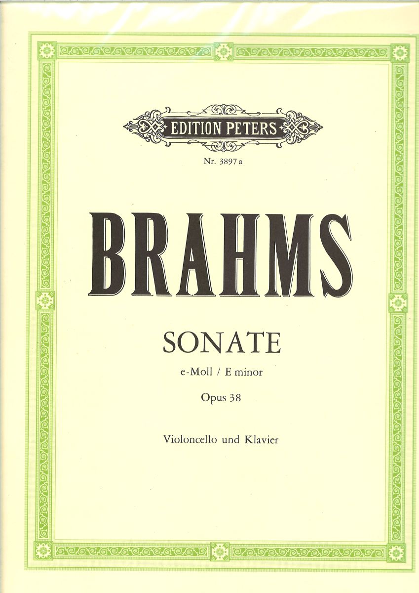 ブラームス（チェロとピアノのためのソナタ） Brahms : Sonate for Cello and Piano No.1 in E minor Op.38