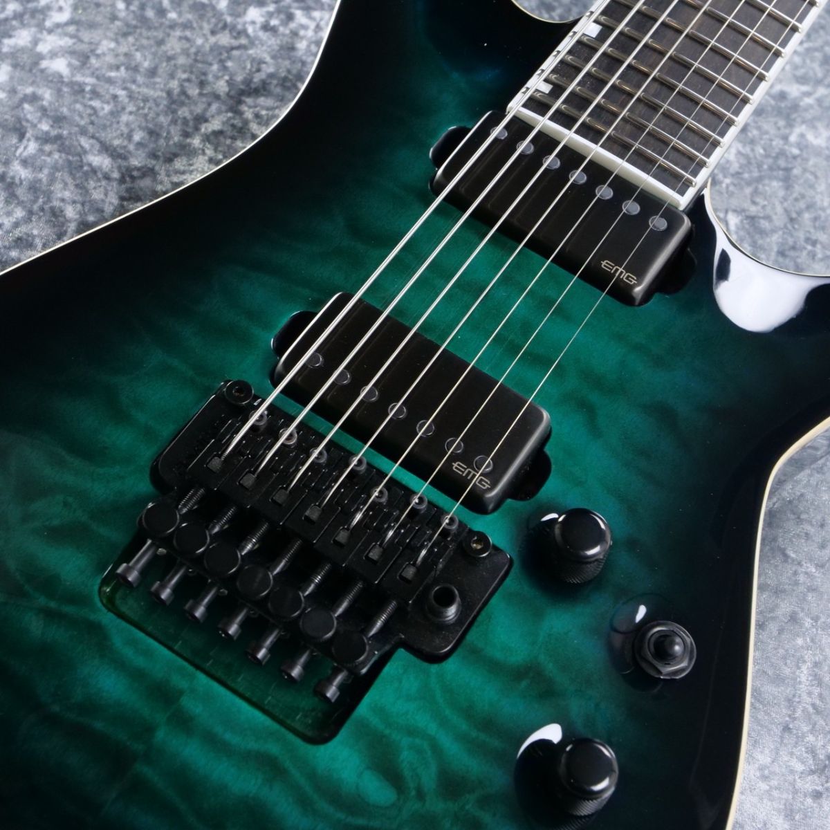 HORIZON FR-7 QM -Black Turquoise Burst- | 【クロサワ楽器店 