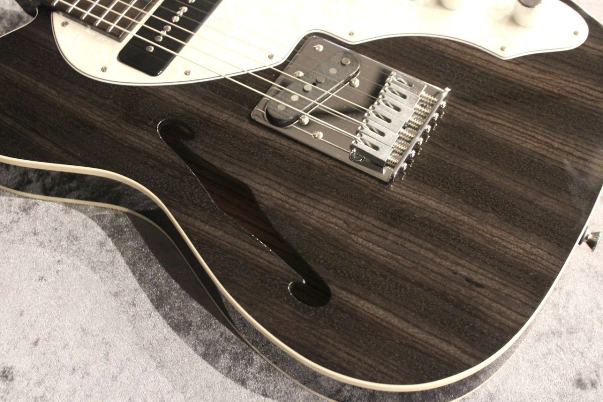 Custom Green Pepper Brazilian Rosewood FB All Lacquer Black