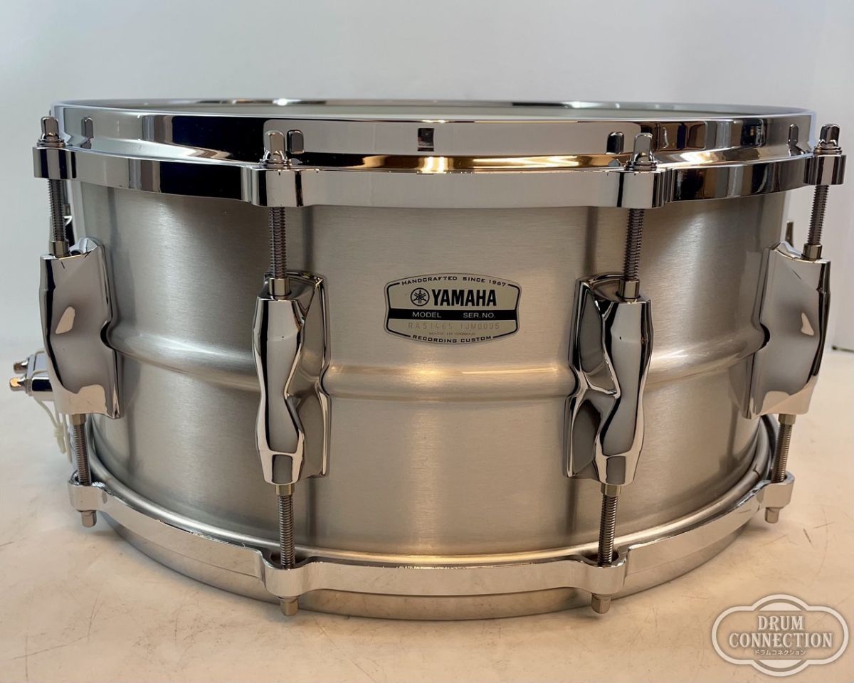 Recording Custom Stainless Aluminum Snare Drums【RAS1465  