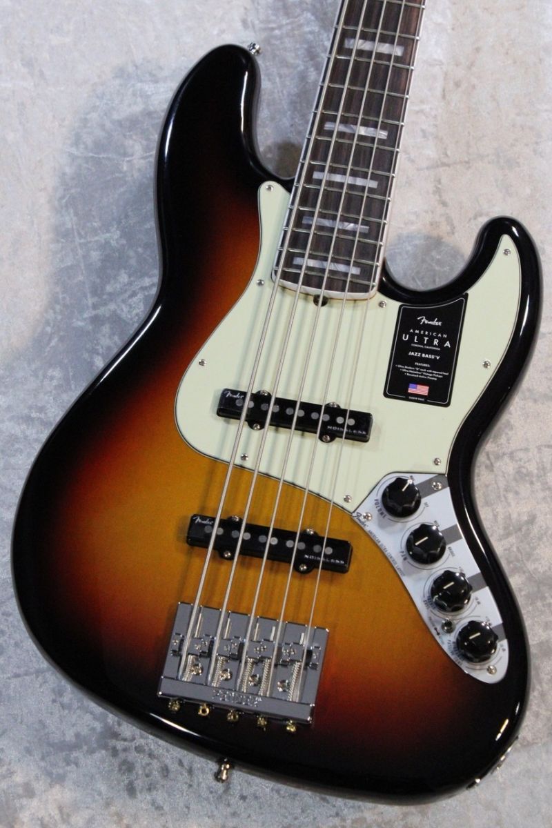 USA American Ultra Jazz Bass V -Ultraburst /Rosewood- #US23071154 