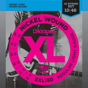 EXL150 NICKEL WOUND 12-String/Super Light (.010 - .046)【12