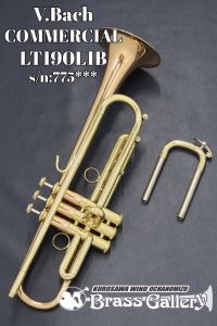 V.Bach COMMERCIAL LT190L1B 【中古】【トランペット】【コマーシャル】【Lボア】【ラッカー仕上げ】【Stradivarius / ストラッド】【金管楽器専門店】【ウインドお茶の水】