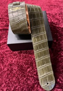 Grande uomo Special Edition "Crocodile" Olive/ Natural 【ワニ革×牛革】【姫路レザー】【日本製】【G-CLUB TOKYO】