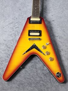 Dean V 35 35th Cherry Vシェイプ ケース付きエレキギター Dean