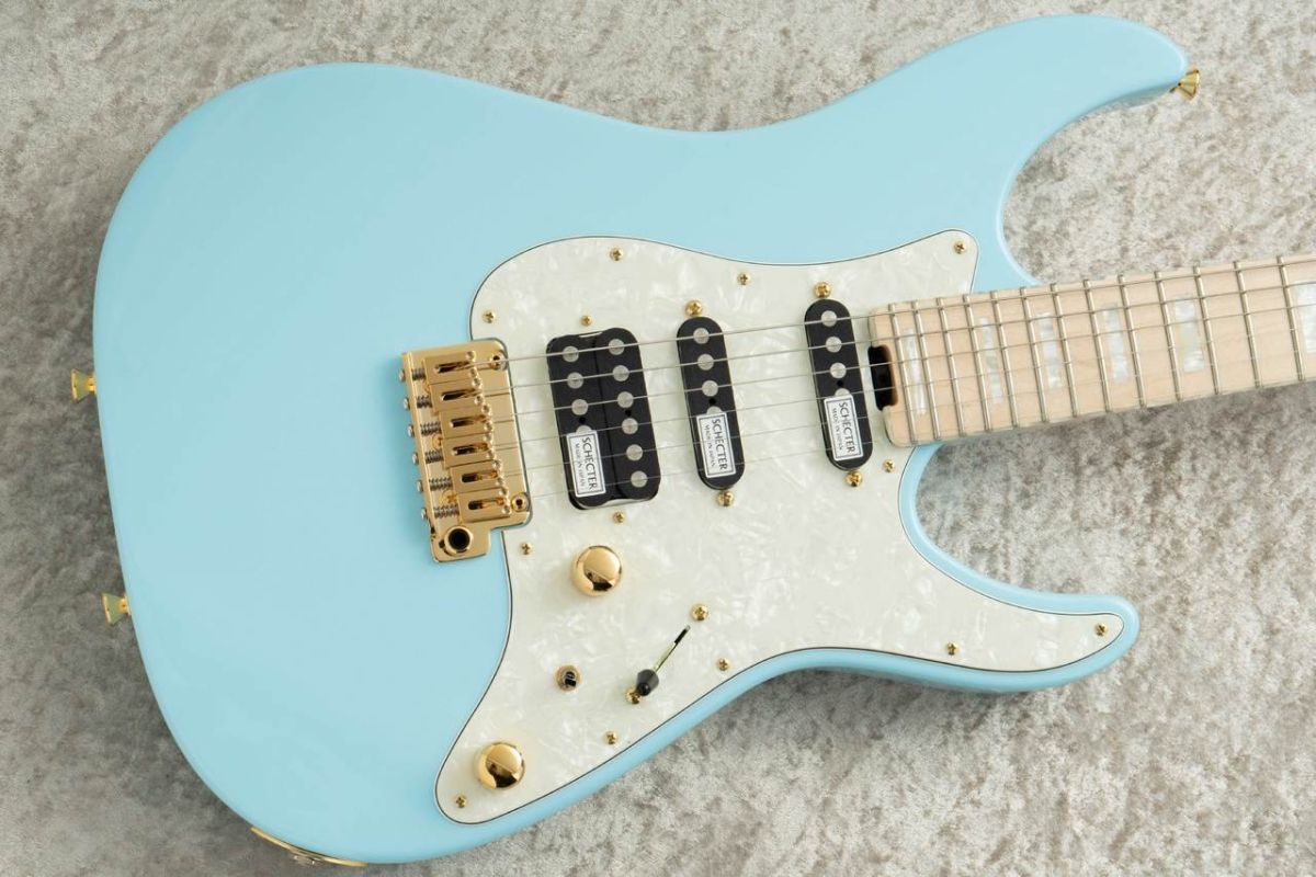 BH-1-STD-24/M CTM Neck Binding -Sonic Blue w/Gold Parts