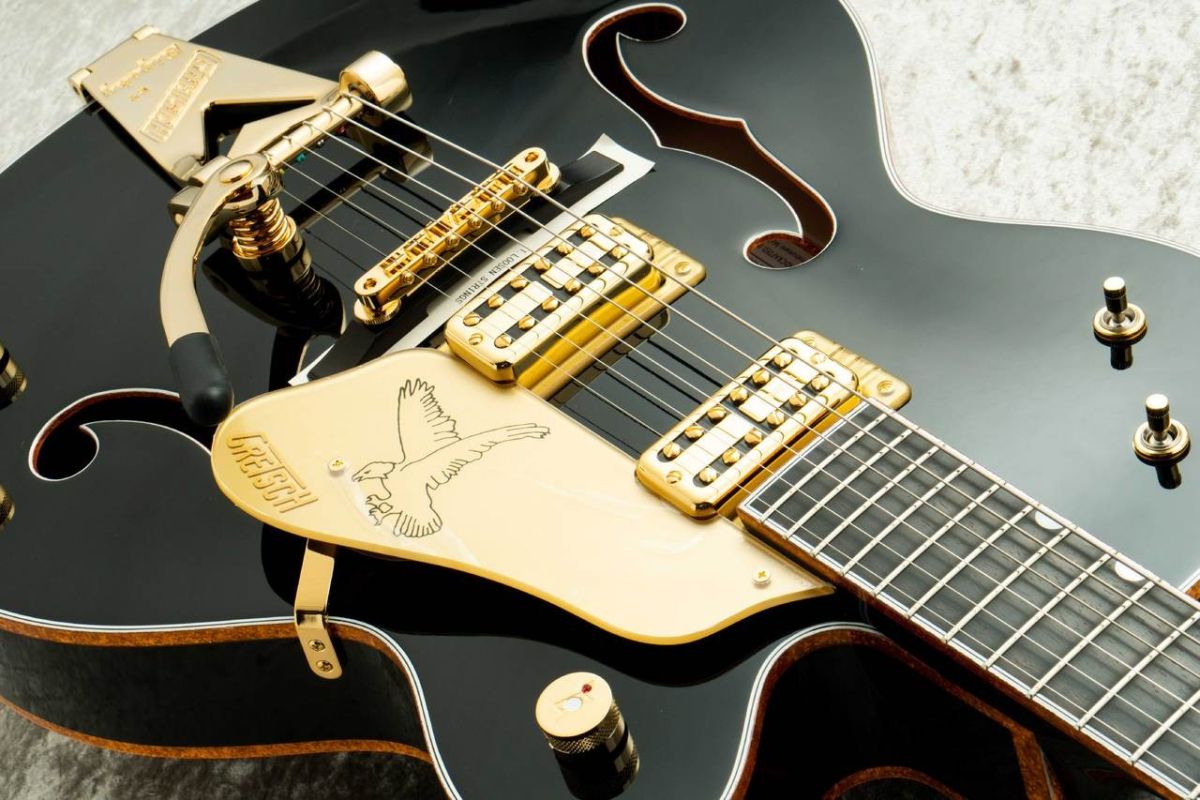 ギター Gretch G6136TG black falcon GRETSCHより『G6136TG』日本製のファルコンが発売！