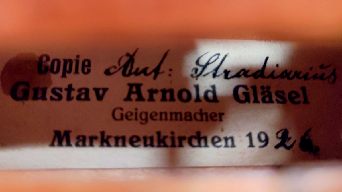 Gustav Arnold Glasel Label 1926 | 【クロサワ楽器店オンライン