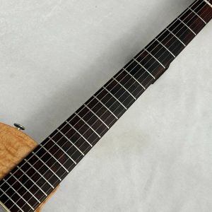 ギター bizen Grain Flat Top Hollow Bizen Works Grain -Barl Maple Top / Indigo Blue
