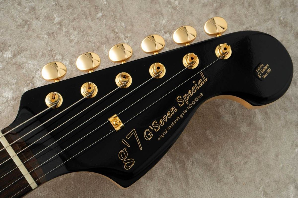g7-JM/R Player S Custom Lightly Aged w/Matching Head -Black