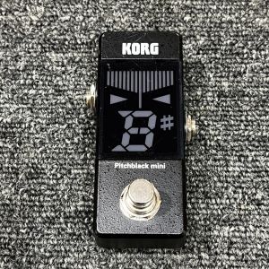 KORG Pitchblack mini デジタルチューナー ホワイト ミニサイズのペダル・チューナーKORG「Pitchblack mini」に、新