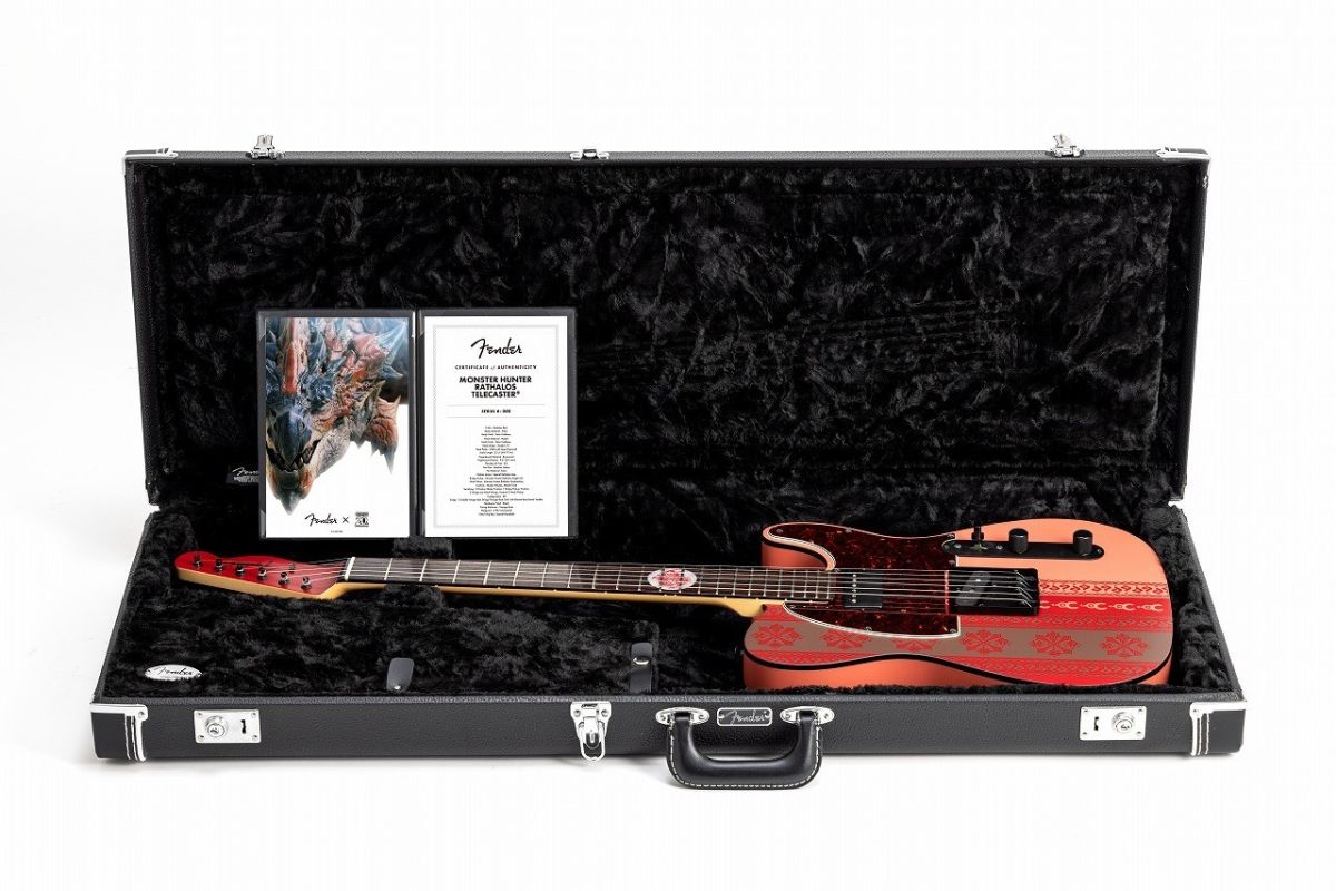Monster Hunter Rathalos Telecaster Rathalos Red | 【クロサワ