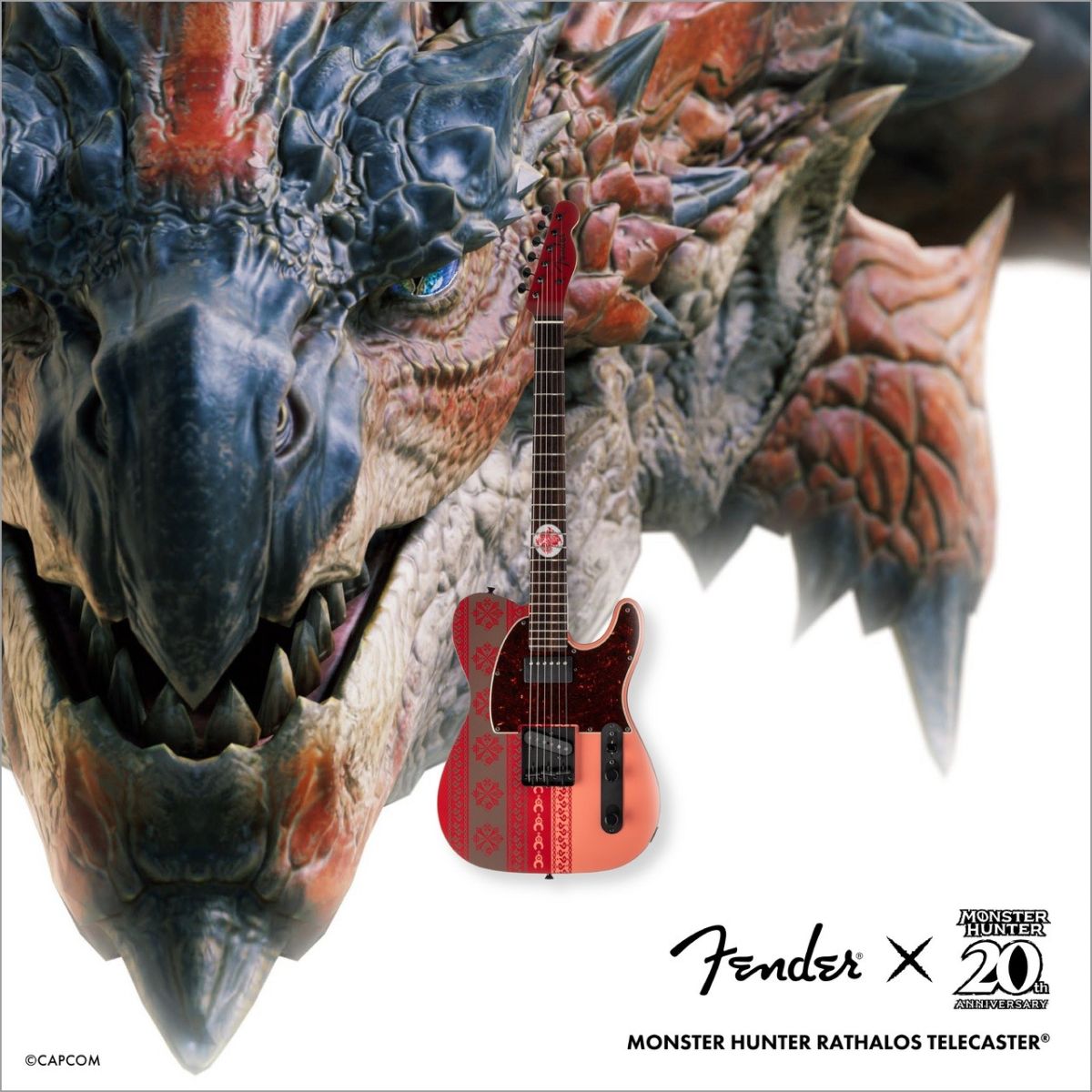 ギター Limited MonsterHunter RathalosTelecaster Monster Hunter Rathalos Telecaster Rathalos Red | 【クロサワ楽器店