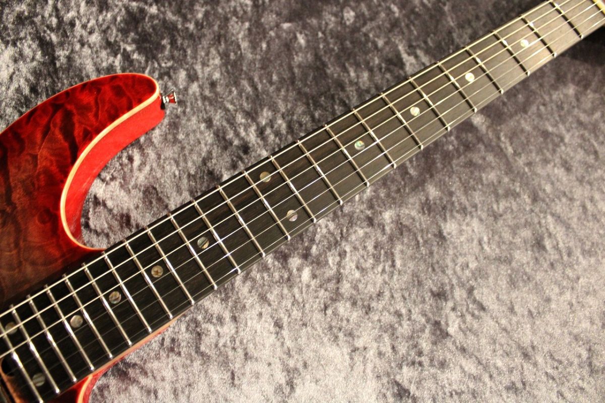 Custom Order DST-Pro24 2H 5A Quilt Maple/H.Maho Black Red