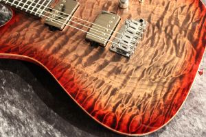 Custom Order DST-Pro24 2H 5A Quilt Maple/H.Maho Black Red