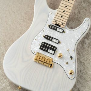 Schecter ホワイトエレキギター DISC Schecter C-1 Electric Guitar with Floyd Rose Invaders, White