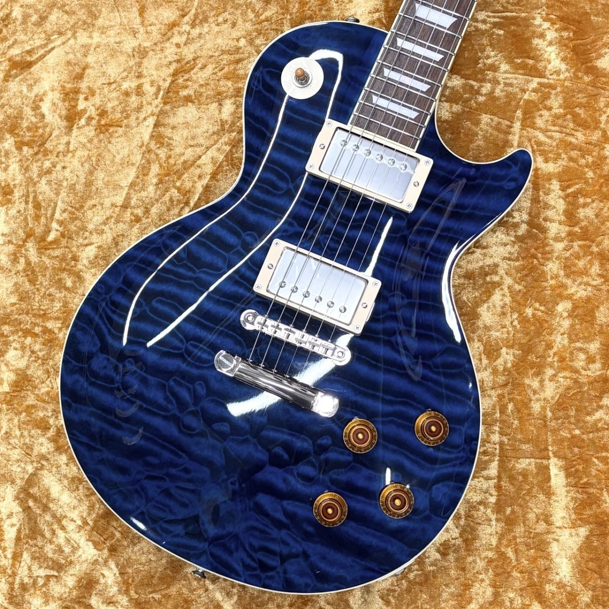 Tokai LS-101q レスポールタイプ　ギター Tokai LS-101Q ~Indigo Blue~ 4.32kg #2450055 | 【クロサワ楽器店
