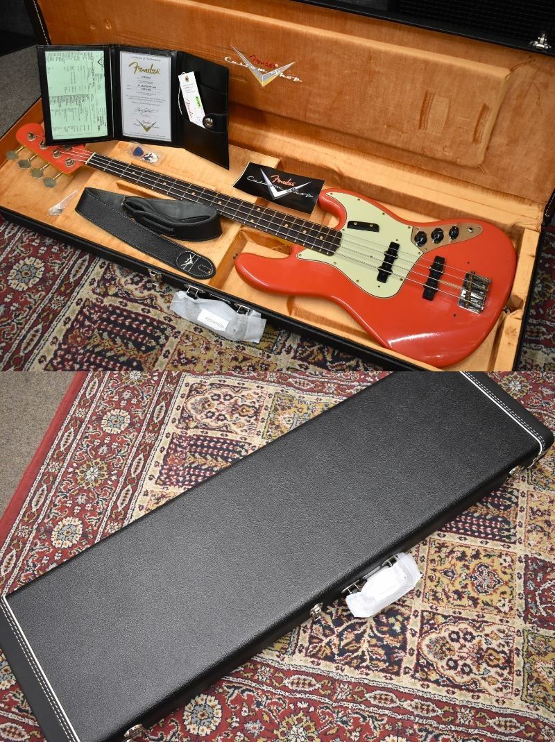 1963 Jazz Bass Journeyman Relic -Aged Fiesta Red- #CZ577496