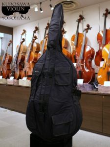 コントラバスのソフトケース(国内4/4サイズ) ゼンオン コントラバス ソフトケース W (裏地有） ウッドベース