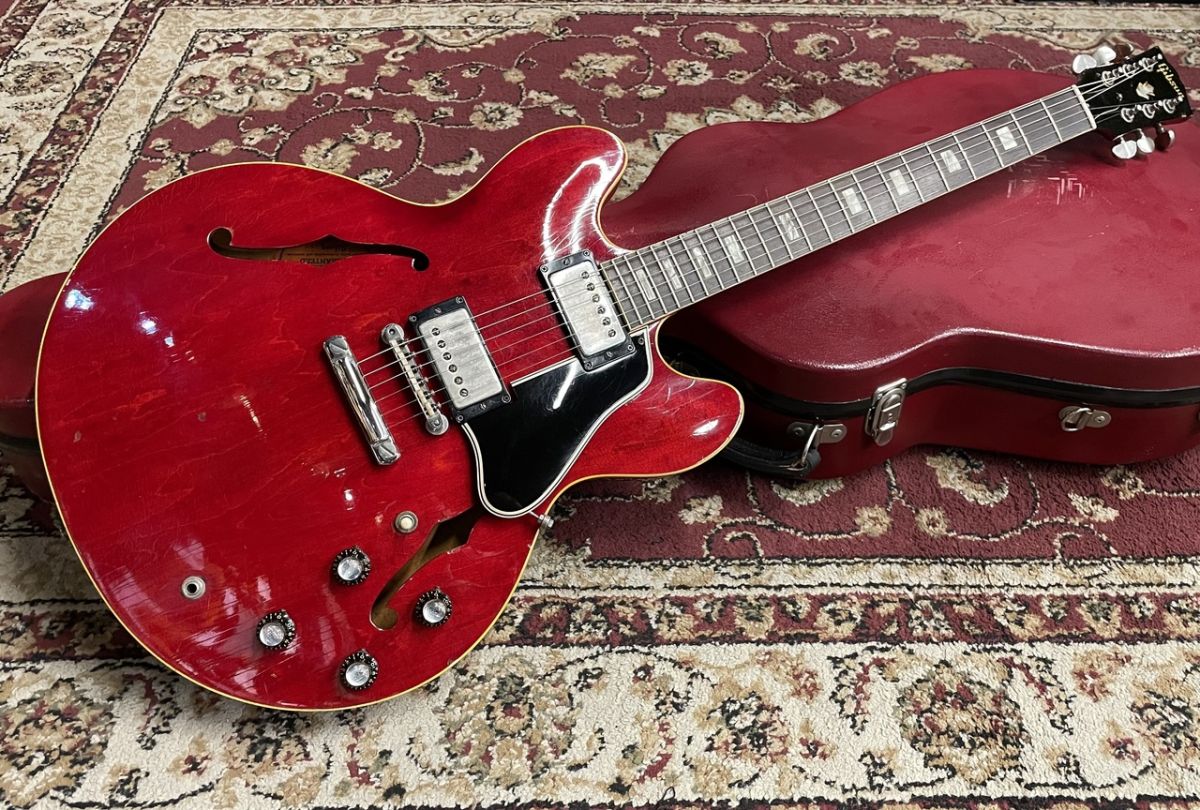 【satochichi【値下交渉OKです】】Epiphone ES-335 Epiphone ES-335, Cherry | Epiphone