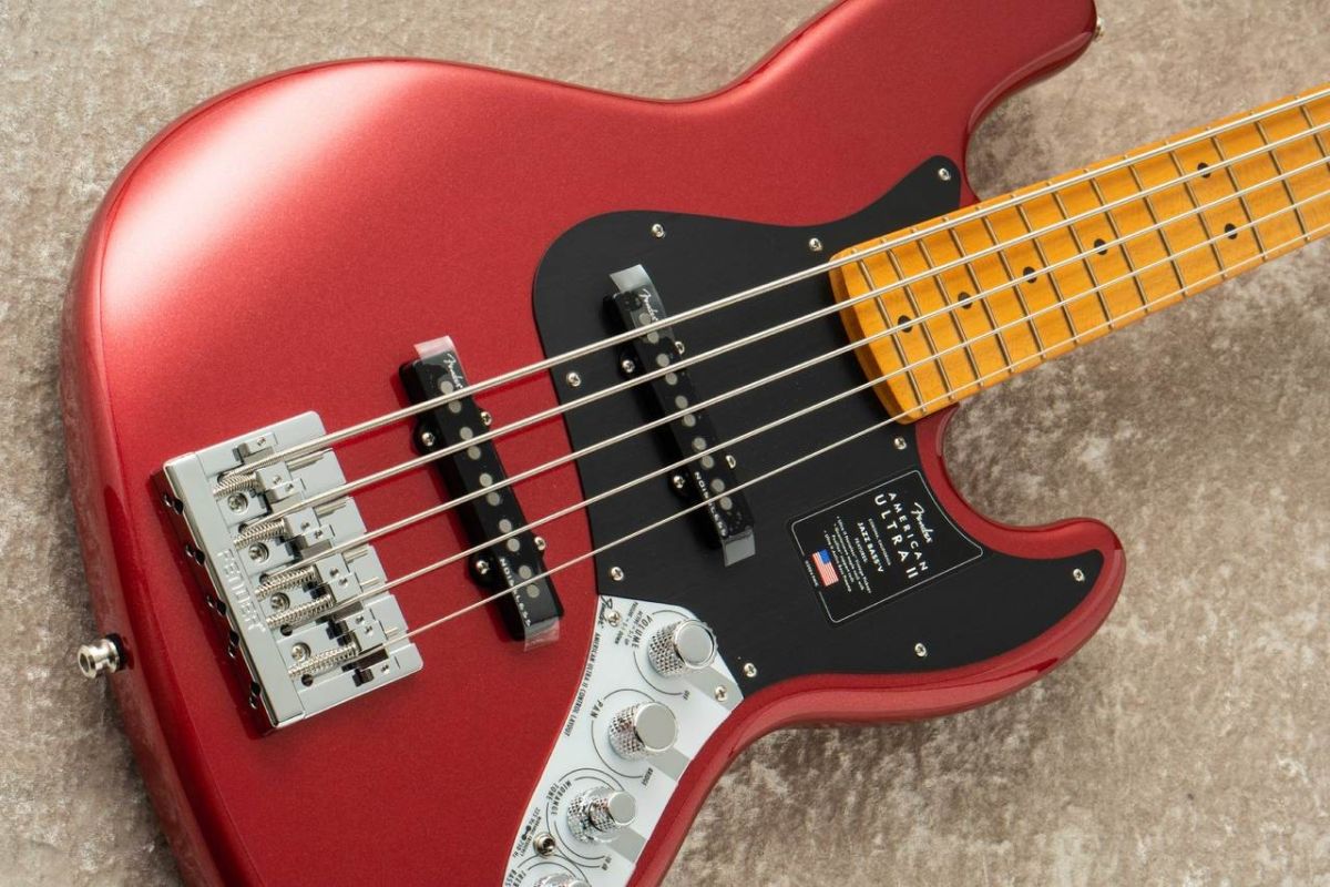 American Ultra II Jazz Bass V -Sinister Red- | 【クロサワ