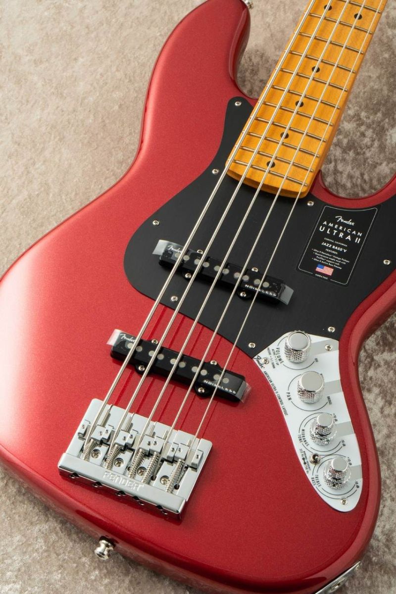 American Ultra II Jazz Bass V -Sinister Red- | 【クロサワ楽器店