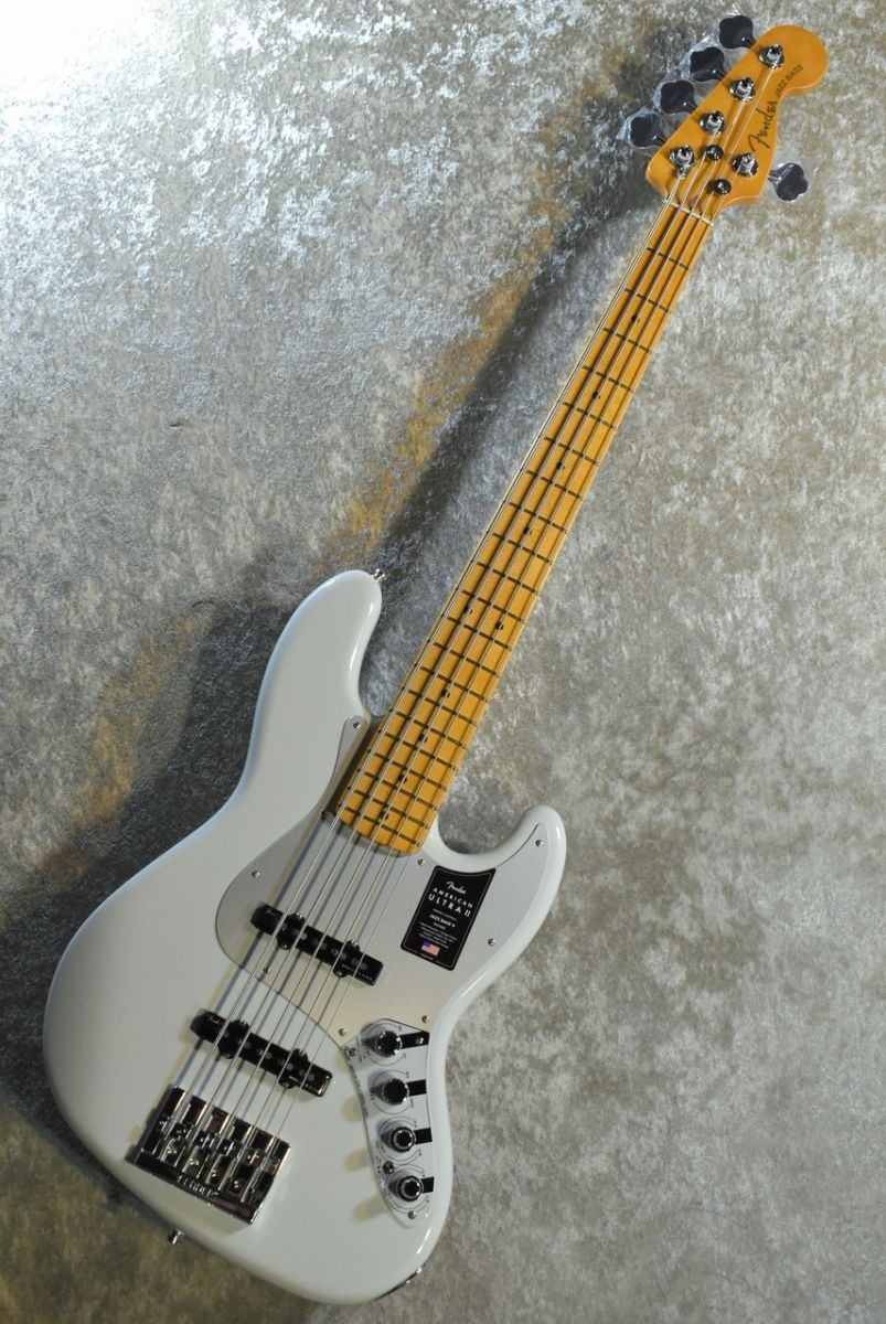 Amazon.com: Fender American Ultra 5-String Jazz Bass, Arctic