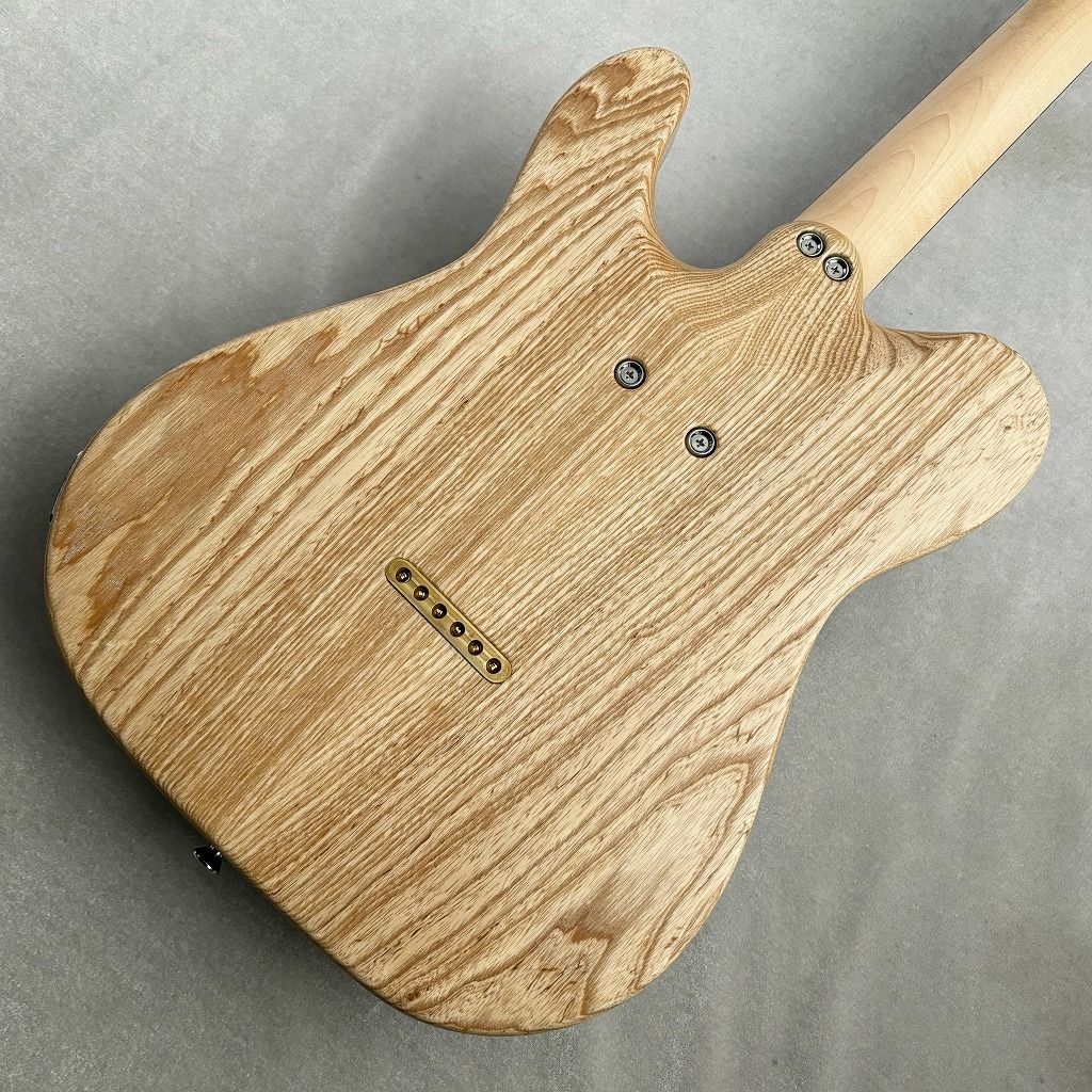 ノーブランド テレキャスター ホワイトアッシュ ハンドメイド 部品取り 販売終了）テレキャスターTYPEキット(ホワイトアッシュボディ