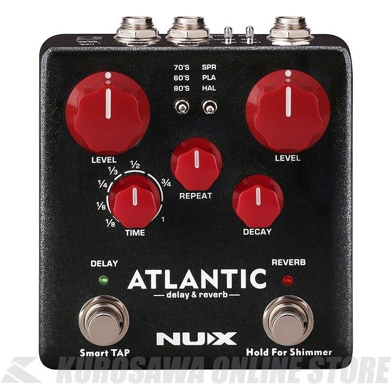 【値下げ】NUX ATLANTIC ディレイ & リバーブ 箱付き Atlantic | 【クロサワ楽器店オンラインショップ】いい楽器とのいい
