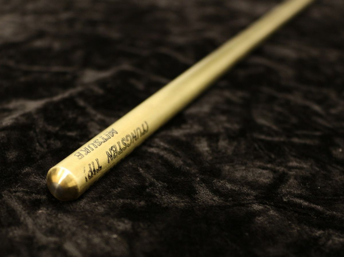 見附精機工業製 チェロエンドピン タングステン入り真鍮／先端真鍮(直径10mm) 見附精機工業製 チェロエンドピン タングステン入り真鍮／先端