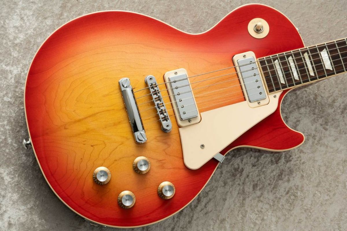★ビンテージ 70th ELK レスポール サンバースト 電気系OK Les Paul 70s Deluxe -Cherry Sunburst- 2022年製 | 【クロサワ