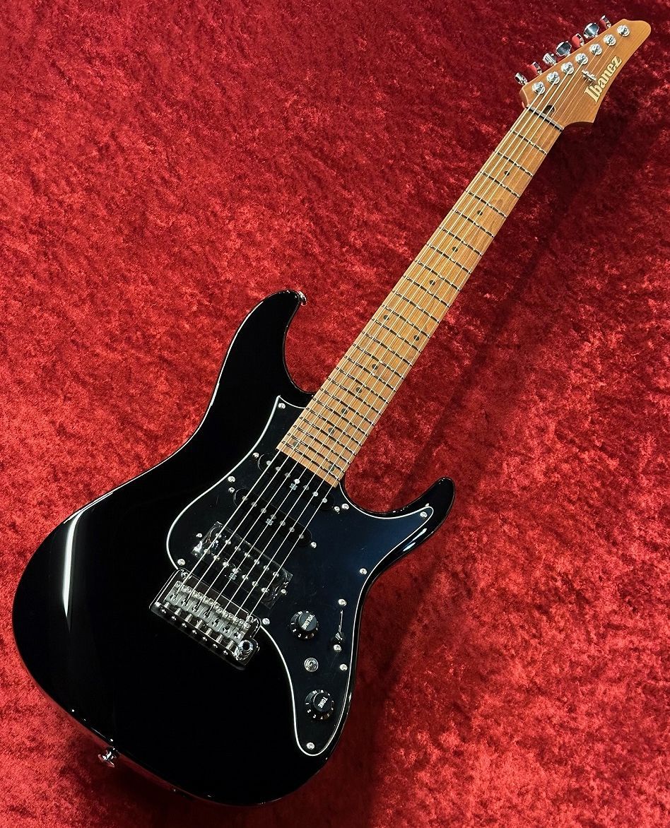 Ibanez Prestige AZ24047 7弦 アイバニーズ Ibanez Prestige AZ24047 7-String Electric Guitar Black | Guitar Center