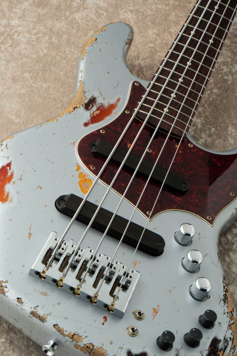 XJ-1T 5st Heavy Aged -Inca Silver Over 3 Tone Sunburst