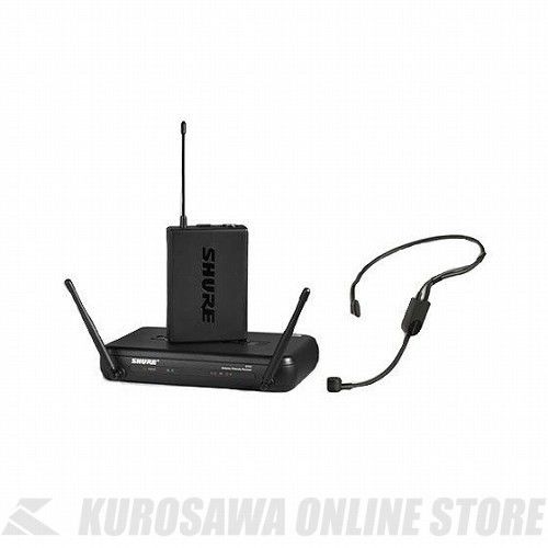 りょーSHURE SVX14/PGA31 ワイヤレスヘッドマイク 美品 SHURE SVX14/PG31 ワイヤレスシステム B帯 ハンズフリー ヘッド