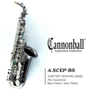 Cannonball *分割払いキャンペーン対象品* A.SCEP-BS "SCEPTRY SEMI-PRO SERIES" 【キャノンボール】【アルトサックス】【セプターシリーズ】【セミプロ】【ブラックニッケルメッキ/シルバーメッキ仕上げ】【新品 / 当社5年間保証】【横浜店】【WIND YOKOHAMA】