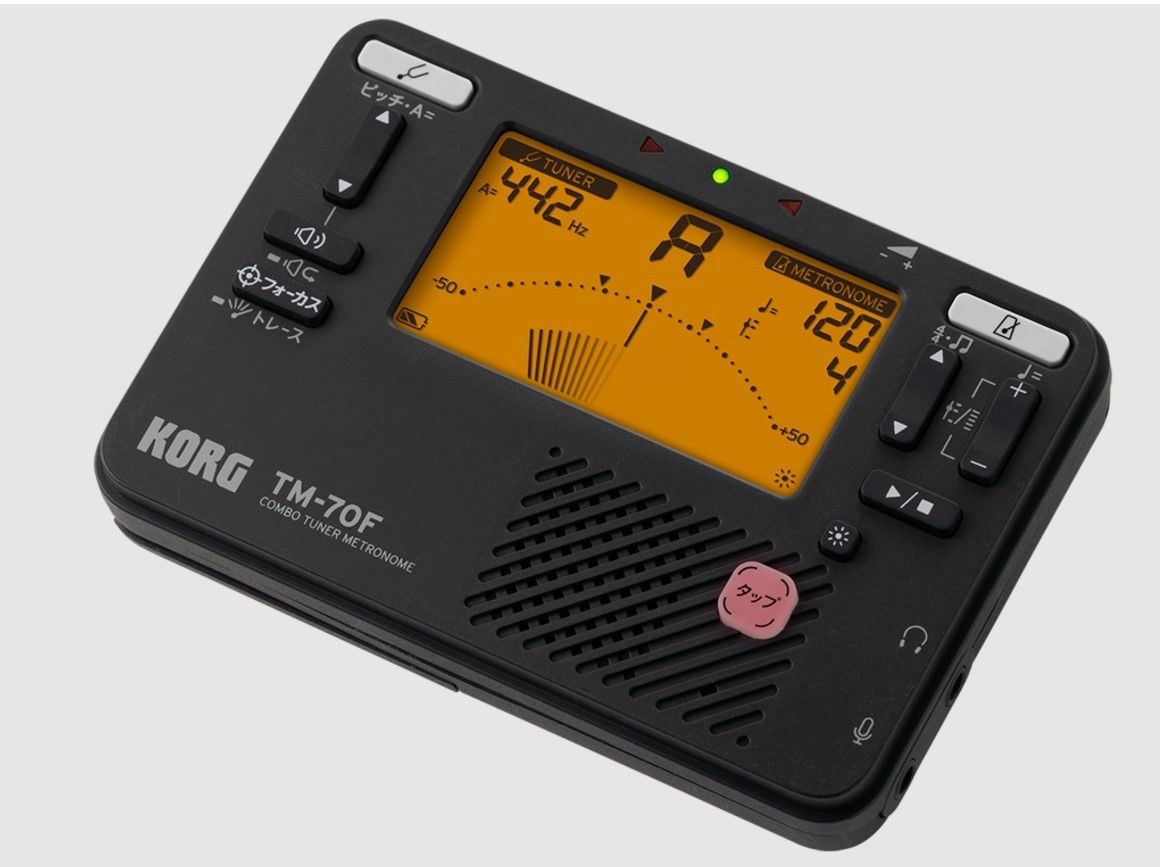 COMBO TUNER METRONOME TM-70F BLACK | 【クロサワ楽器店オンライン