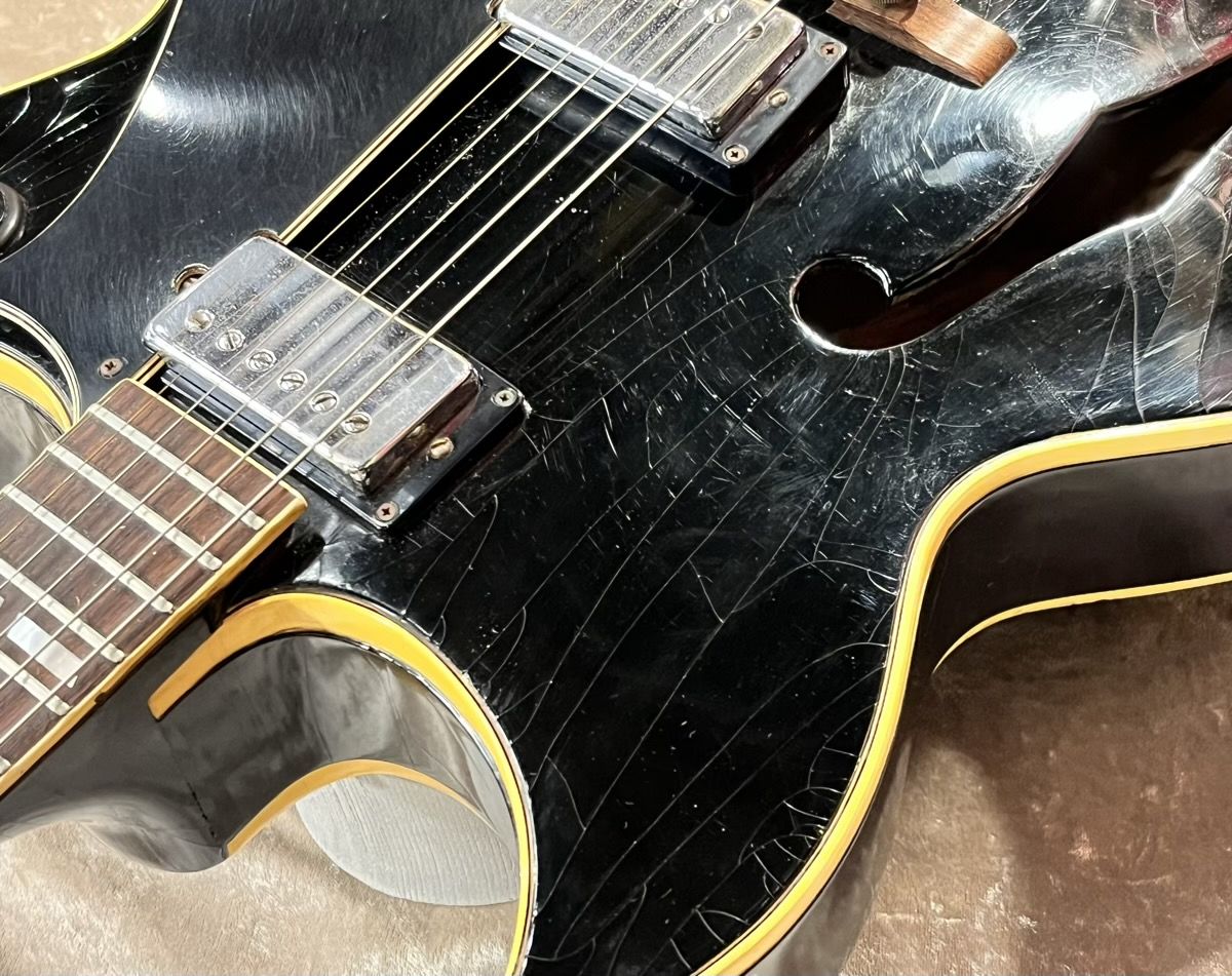 70's マツモク Gibson バーニーケッセル レプリカ フルアコ 中古美品