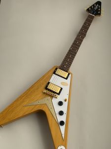 EpiphoneフライングV　1958タイプ？ハードケース付 新品】Epiphone 1958 Korina Flying V Aged Natural 2023