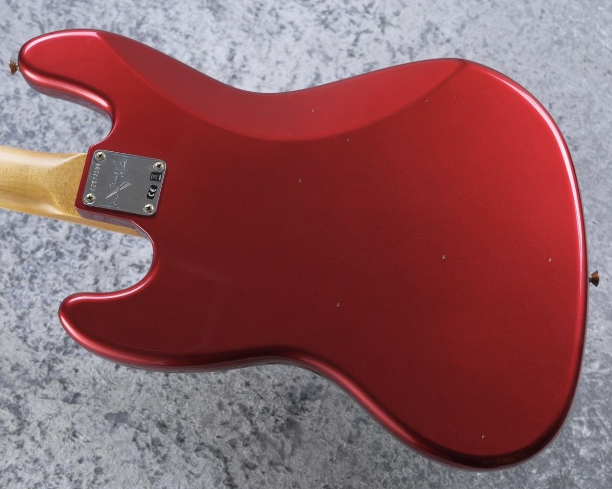 1966 Jazz Bass Journeyman Relic - Aged Candy Apple Red MH