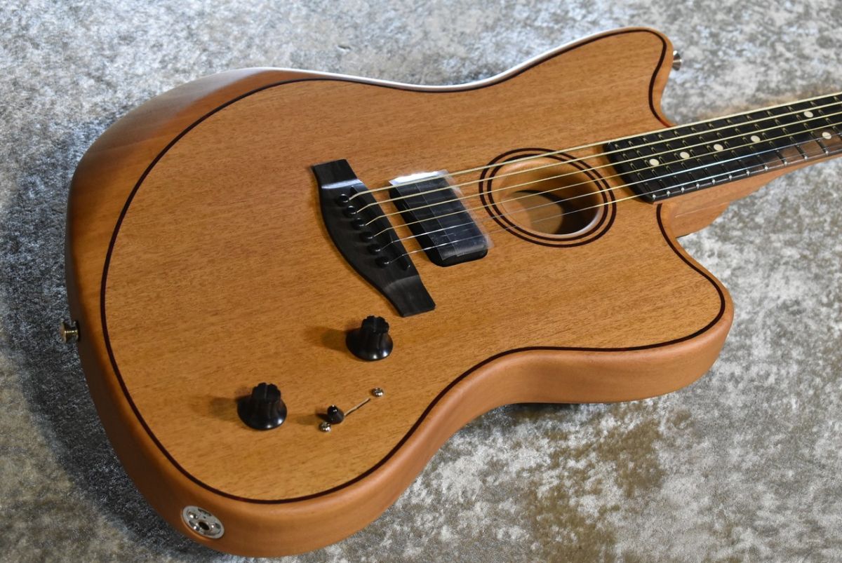 AMERICAN ACOUSTASONIC JAZZMASTER All-Mahogany Natural #US241925A