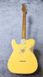 XTC-1 Master Grade Flame Maple Neck Heavy Aged ~Butterscotch